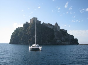 Ischia Castle at day break